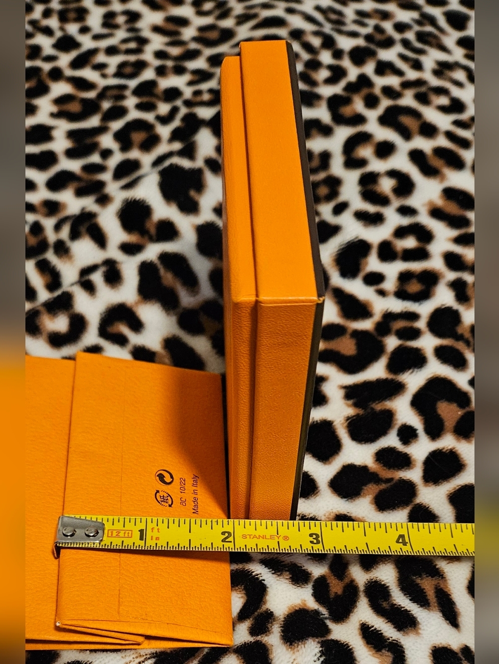 NEW Hermès Small Orange Gift Box Bag Set Booklet Jewelry Storage Scarf Travel - Picture 16 of 16